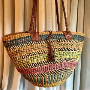 SOLD woven bag